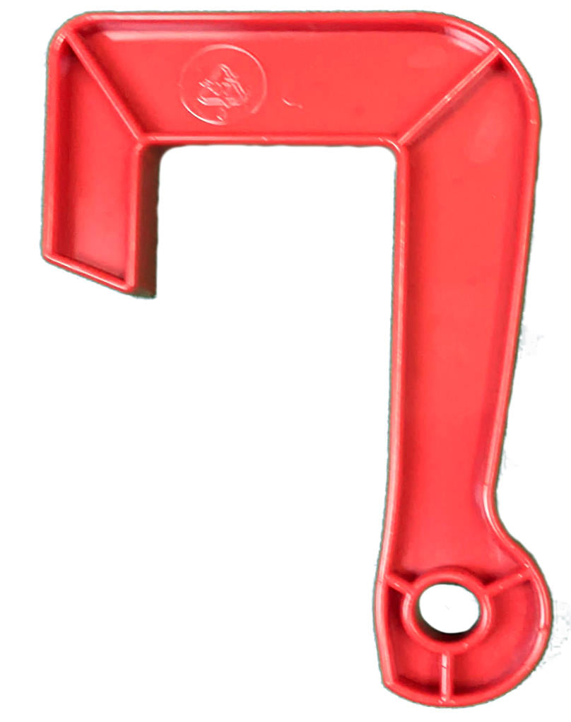 Red Injection Moulded Canal Boat Fender Hook