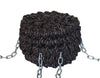 Black Rope Short Button Fender For Bow Of Canal Boats Can Also Be Used With a Tipcat On The Rear