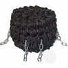 Black Rope Short Button Fender For Bow Of Canal Boats Can Also Be Used With a Tipcat On The Rear