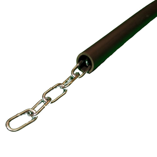 Chain Protection Tubing Made Of PVC With Steel Chain Shown