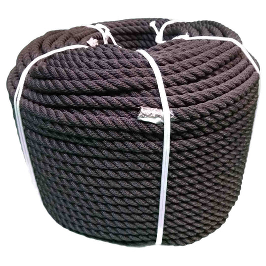Coil Of Black Softline Mooring Rope 220M