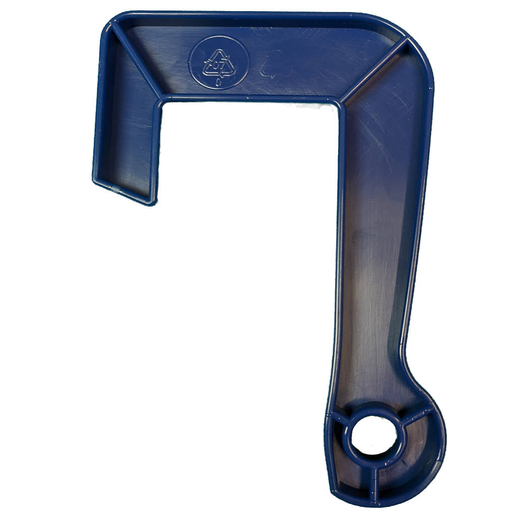 Dark Blue Injection Moulded Canal Boat Fender Hook 