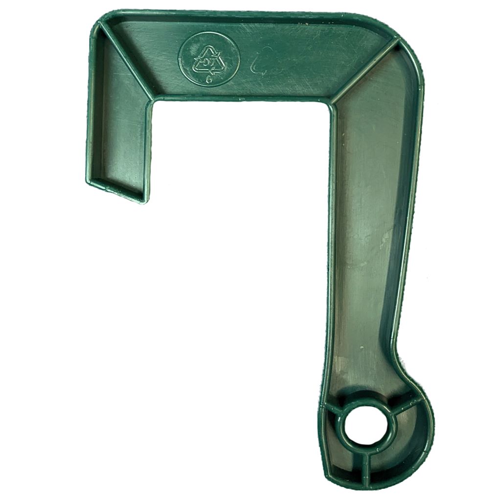 Dark Green Injection Moulded Canal Boat Fender Hook 