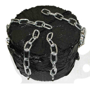 Recycled Rubber Short Button Core With Four Chains