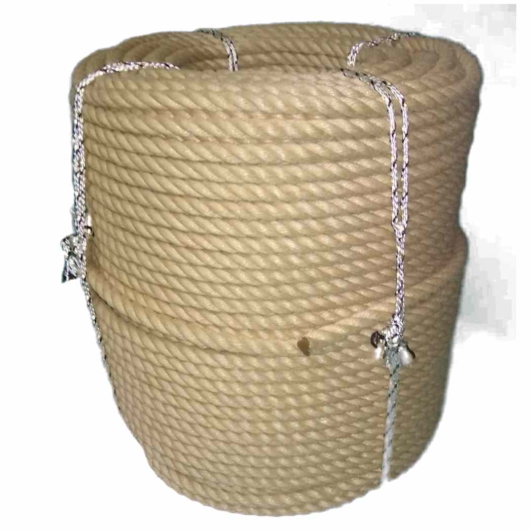 Coil Of Hempex Mooring Rope For Canal Narrowboats 12mm and 14mm